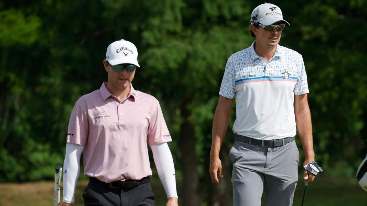 Golfers Max Greyserman and Nico Echavarria